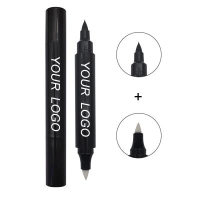 China Dual Eyeliner Pencil Waterproof Colorful Eraser Private Label Accepted OEM Waterproof Liquid Eyeliner Pen Low Moq for sale