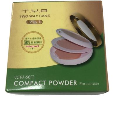 China Waterproof 2 In 1 Two Way Cake New Popular Private Label Pressed Powder for sale