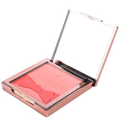 China Hot Selling Waterproof Velvet Cosmetics Powder Palette Makeup Two Tone Blusher for sale