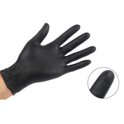 China Use for Kitchen Black Nitrile Gloves Wholesale Powder Free Food Grade Gloves Nitrile Examination Gloves for sale