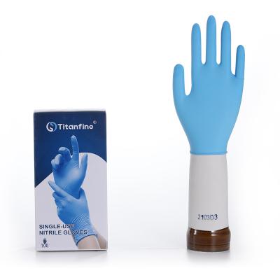 China Use For Kitchen OEM Customization Nitrile Gloves Powder Free Wholesale Factory Medical Disposable Safty Glove for sale