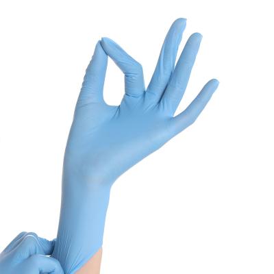 China Use For Kitchen Nitrile Glove EN455 Examination Powder Free Touch Screen Examination Safty Gloves for sale