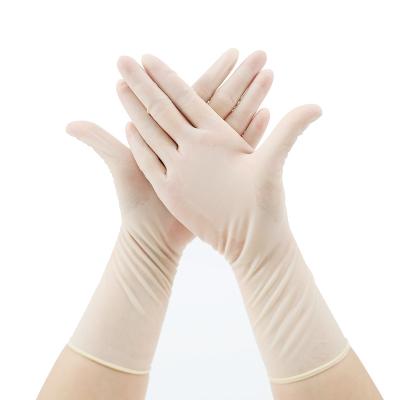 China High Quality Anti-impact Latex Medical Non-Sterile Disposable Gloves Powder Free Disposable Gloves Latex for sale