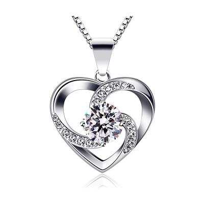 China Environment Friendly Crazy Love Pendant Necklace 925 Sterling Silver Necklace for sale