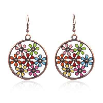 China Eco Friendly Elegant Flower Earrings Fashion Women Bohemian Earrings for sale