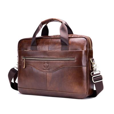 China New design wholesale new design dustproof shockproof waterproof vintage office handbag custom logo genuine leather business briefcase lawyer classic bag for man for sale