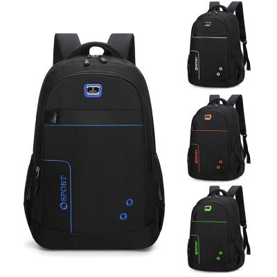 China With USB New Design Custom Multifunctional Logo Schoolbag Nylon Waterproof Student Computer Bag College Business Laptop Backpack for sale