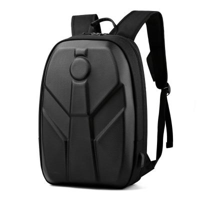 China With Usb Rechargeable Backpack Waterproof Black Hard Shell Men Eva Molded Fashion USB Travel Anti-thef Oxford for sale