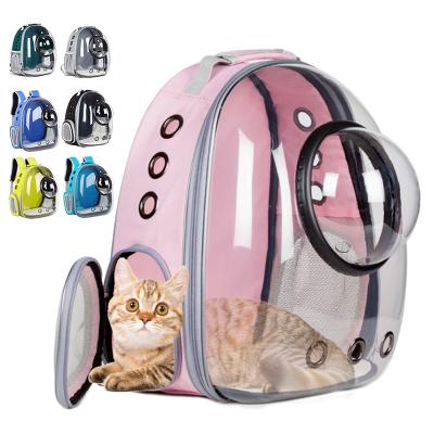 China Breathable Airline Approved Customize Luxury Transparent Travel Eco Design Breathable Bubble Cat Dog Pet Bag Carrier Backpack for sale