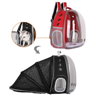 China Breathable Custom Portable Carry To Lead Industry Outlet Cheap Capsule Space Bubble Travel Dog Cat Expandable Backpack Pet Carrier Bag for sale