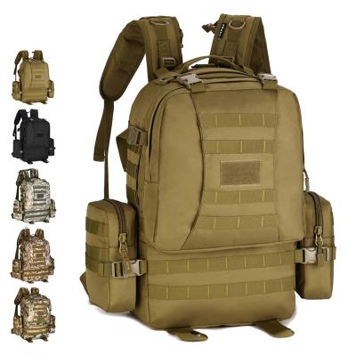 China 50L Gear Assault Molle Waterproof Bag 16 Inch Laptop Rucksack Military Tactical Backpack for sale