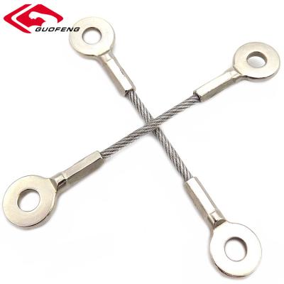 China Guofeng Eye Loop Lanyard Rope Stainless Steel Wire Rope Assemblies For Industrial for sale