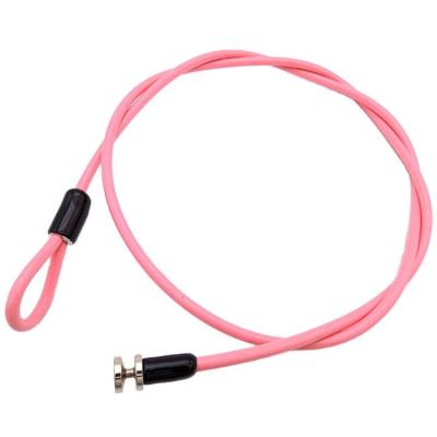 China Good Durable Repair TPU Coated Cable Galvanized Transparent Pink Steel Cable for sale