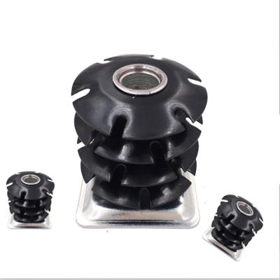 China Heavy Industry Liyao Carbon Steel Pipe M10 Square Thread Crown Insert Huge Nut With Seat for sale