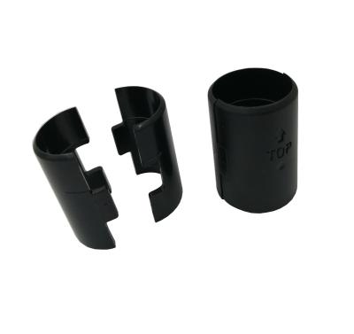 China Large Stain Sustainable Stock Supply ABS Material Black Plastic Clip For Shelf Parts for sale