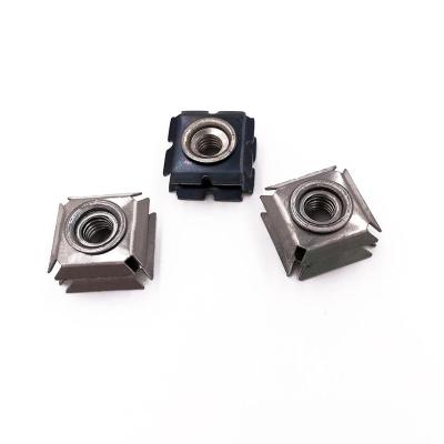 China Type Stainless Steel Tube Manganese Steel Square Insert Threaded Star Nut | 12 millimeters - 68 millimeters for sale