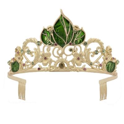 China / Metal Tiara Princess Gemstones Tiaras de Forest Nymph Gold Plating Zinc good quality for sale