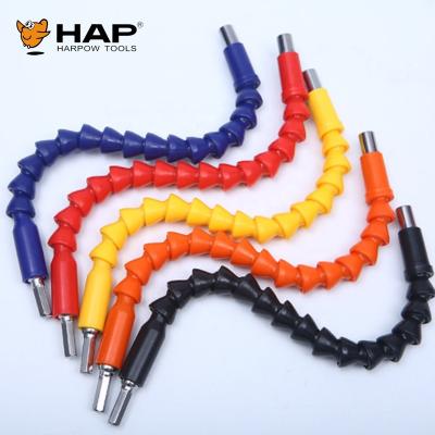 China Hand Tool 200mm 250mm Shaft Extension Plastic Flexible 300mm Soft Screwdriver Bit Holder Connect Link for sale