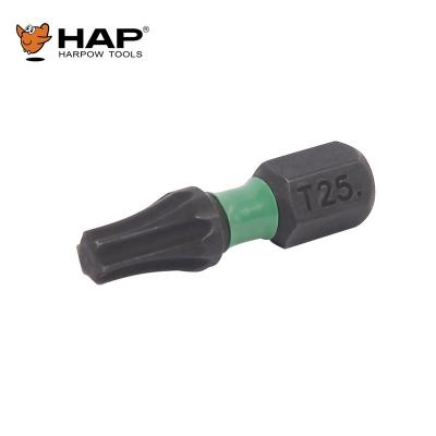 China Cheap Price T20 25mm Impact Screwdriver Bit Customize Color Ring Precision Impact Screwdriver Bit for sale