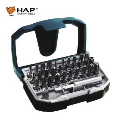 China Suitable for pneumatic and electric screwdriver. Plastic Box Packing 32pcs Stainless Steel Screwdriver Bit Set for sale