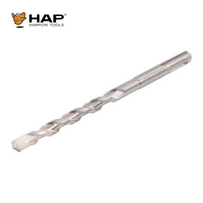 China Harpow SDS PLUS Auto-Copper Concrete Hammer Drill Bit Welding 2 Cutter Drill Bit for sale