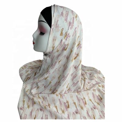 China Long Hot Selling 80 Colors Printed Popular Floral Muslim Hijab Scarf Chiffon Turban Wrap Shawl Scarves for sale