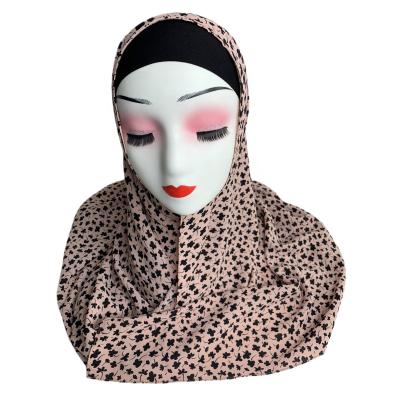 China Fashionable Printed Muslim Floral Colorful Long Hijab Malaysia Hijab Scarf Tartan Flower Shawl Chiffon Scarf for sale