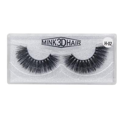 China High Quality 3d Thick Mink Fur Lashes With Custom Eyelash Box Packaging for sale