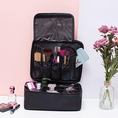 China Fashion Makeup Case Professional Cosmetic Bag Makeup Organizer Travel Waterproof Large Bag for sale