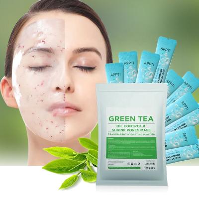 China Hot Selling Moisturizer Skin Care 24k Gold Green Rose Tea 250g Powder Facial Mask Beauty for sale