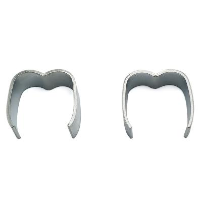 China Best Quality Traditional CRD Galvanized Warehouse Grill Roll Door Part Metal Clips Fasteners for sale