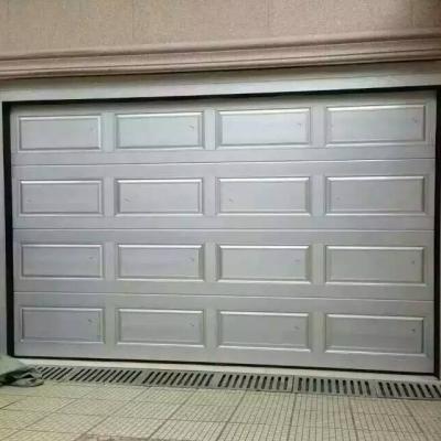 China Modern Galvanized Steel Automatic Sectional Garage Door for sale