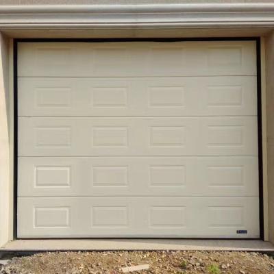 China Modern Popular Style Residential Automatic Sectional Garage Doors for sale