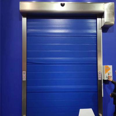 China Insulation Double Revolving Cold Storage Quick-Rolling Door For Insulated / Industrial Cold Storage for sale