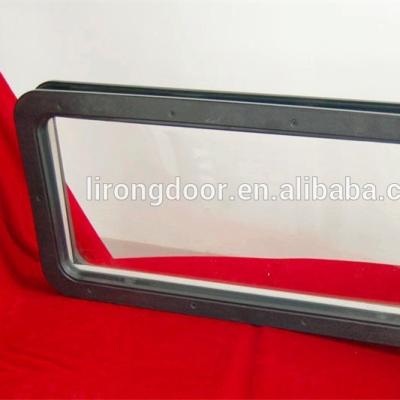 China White And Black Industrial Garage Rolling Door Windows / Industrial Perspective Windows Door for sale