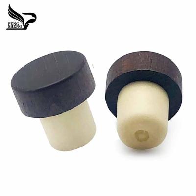 China Non Spill Wholesale Recycled Synthetic Wood Cap Cork Wine Corks Simple For Wine Bottles for sale