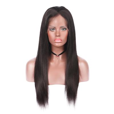 China Raw Lace Hair 130% Density Full Silk Straight Swiss Lace Wig With Natural Line Affordable Malaysian Swiss Lace Hair Piece 10