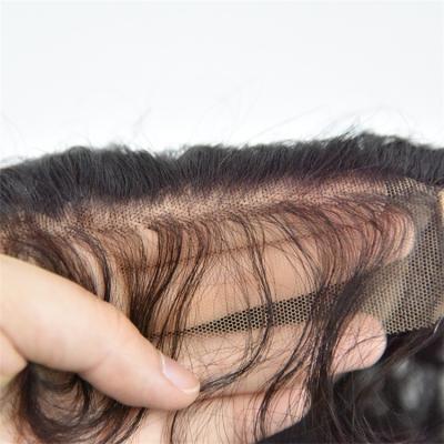 China Wholesale 4*4 5*5 6*6 13*4 13*6 HD Sheer Lace Frontal Closure Frontal Cuticle Strept Aligned Raw Virgin Hair No Tangle No Shedding for sale