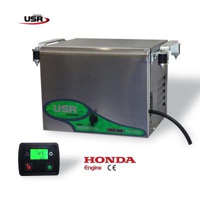 China HOT SALE 48V DC PRODUCED 220V 50HZ Honda Engine Gasoline Slient Generator For Truck And RV TEC30DC for sale