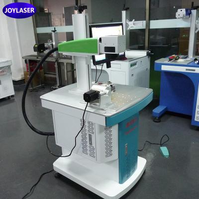 China Air Cooled Joylaser Engraving Equipment 20w 50w Fiber Laser Marking Machine With 360 Rotary for sale