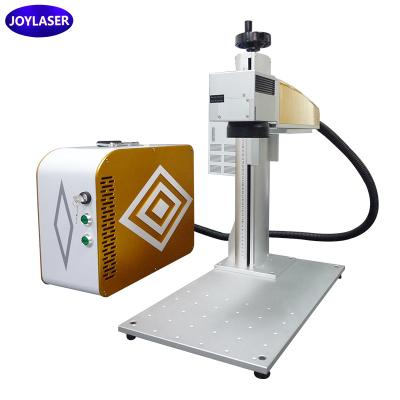 China Mini Portable Fiber Laser Marking Professional Air Cooled Desktop Machine for Metal for sale