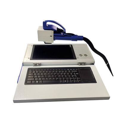 China Competitive Price Air Cooled Mini 30W 50W 100W Portable Fiber Laser Marking Machine Joylaser for sale