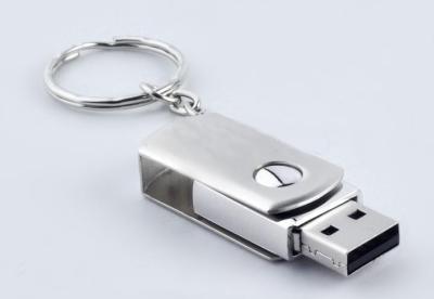 China OEM Micro Opener Shape Laser Engraved USB Flash Memory 16GB , Silver for sale