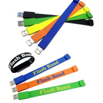 Chine Wristband USB 2.0 PVC Usb Flash Drive from 16MB-128GB à vendre