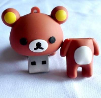 Chine Commande rapide d'instantané de PVC USB d'ours de Terry avec la catégorie une puce, 1GB/2GB/4GB à vendre