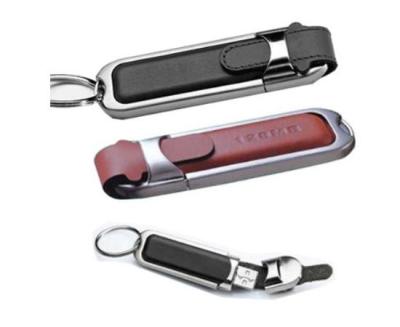 China 4GB , 8GB Red / Pink OEM Leather USB Flash Drive With Magnetic Button for sale