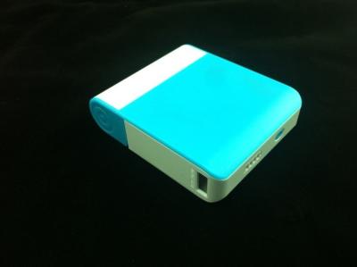 China Blue Cell Phone Battery Chargers With Mirror , 6600mah Power Bank Battery for sale