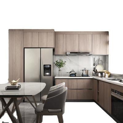 China Modern L Shaped Modular Melamine Sideboard Furniture For Small Kitchen for sale