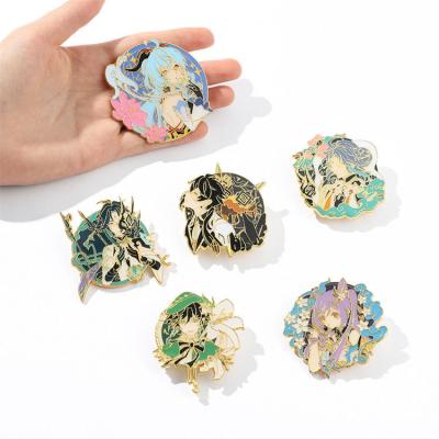 China Japan No Min Order Souvenir Anime Hard Enamel Lapel Pins For Jacket Lot for sale