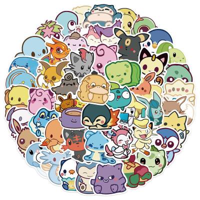 China 50 Q Edition Stickers Cartoon Sticker Can Reach Duck Frog Seed Small Fire Dragon Super Dream Dragon Stickers for sale